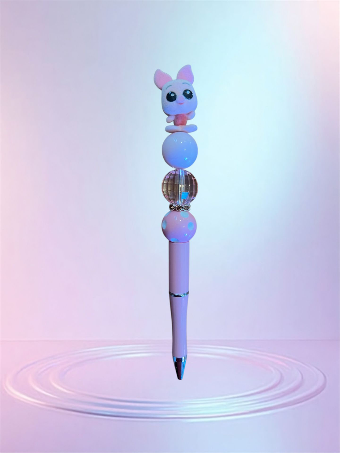 Handmade Beaded Pen – Unique & Personalized 💖 Pluma Artesanal con Cuentas – Única y Personalizada 💖