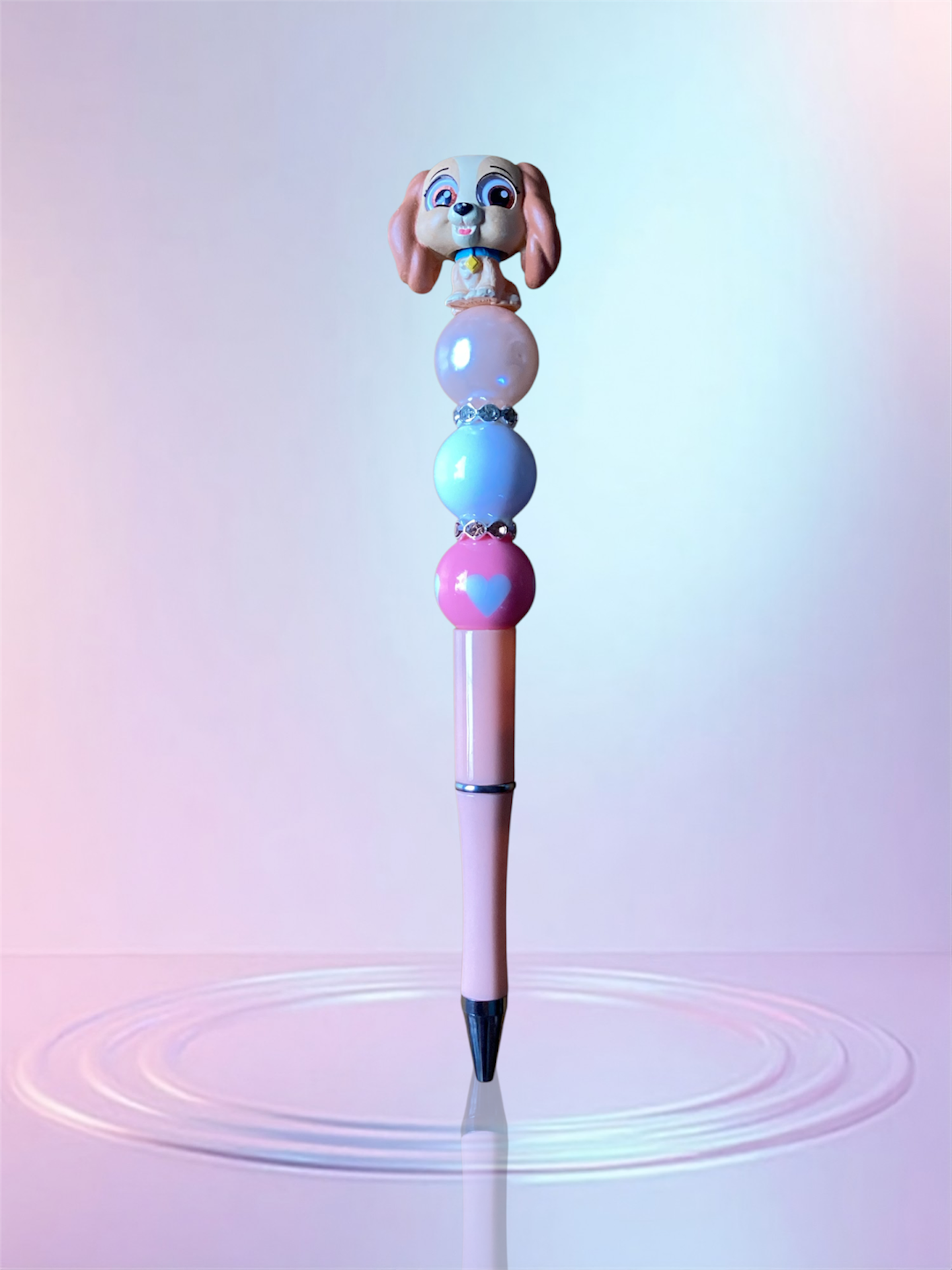 Handmade Beaded Pen – Unique & Personalized 💖 Pluma Artesanal con Cuentas – Única y Personalizada 💖
