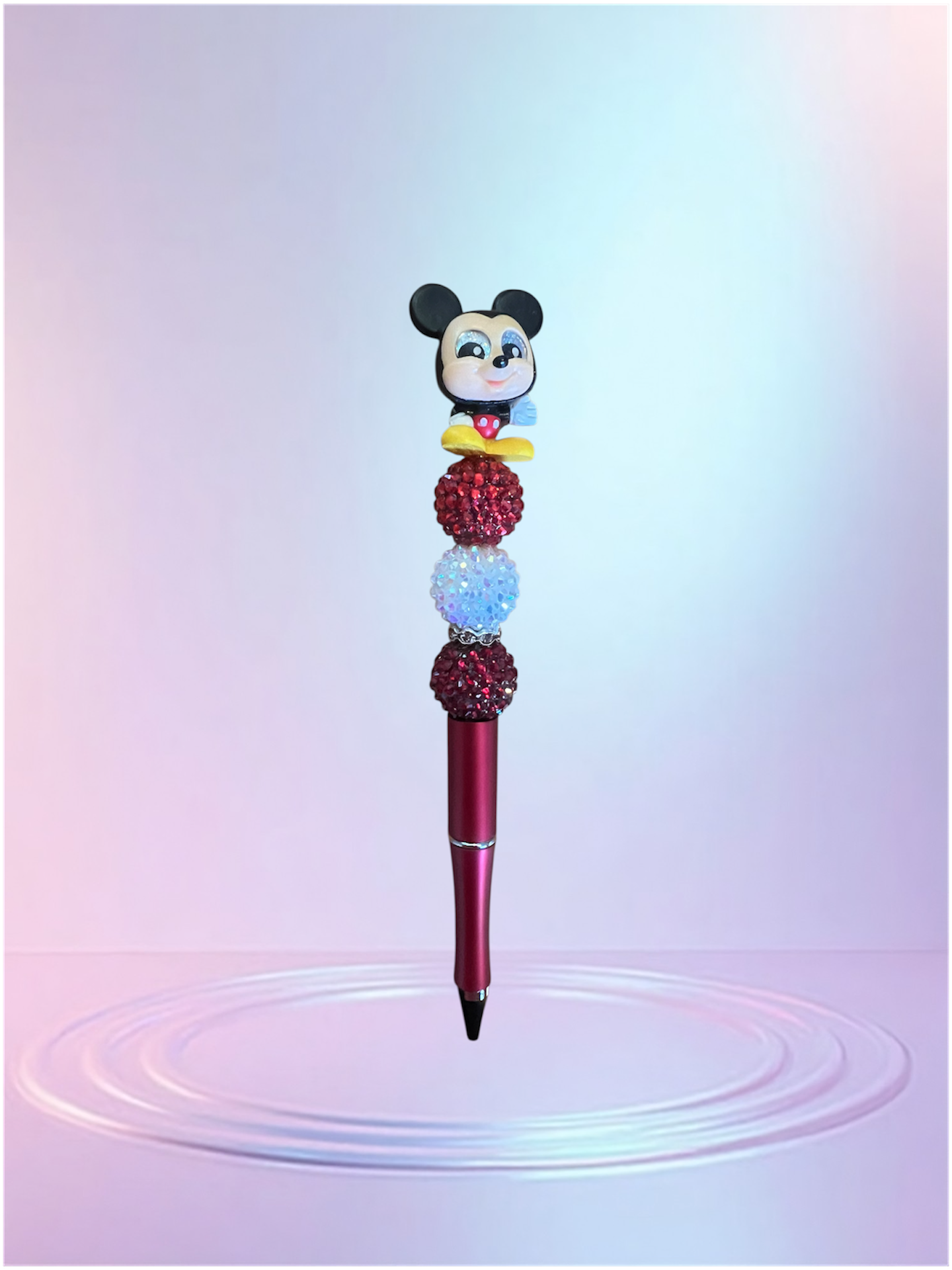 Handmade Beaded Pen – Unique & Personalized 💖 Pluma Artesanal con Cuentas – Única y Personalizada 💖