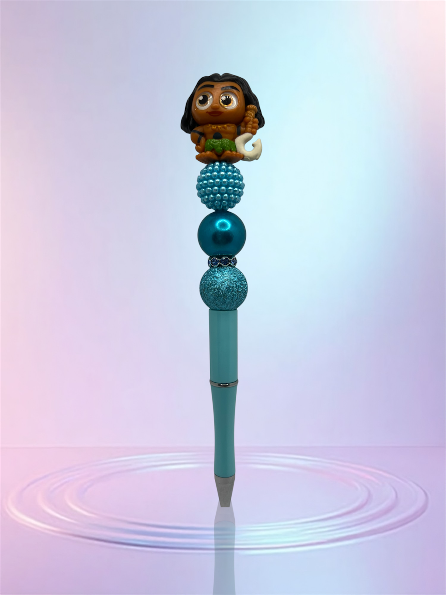 Handmade Beaded Pen – Unique & Personalized 💖 Pluma Artesanal con Cuentas – Única y Personalizada 💖