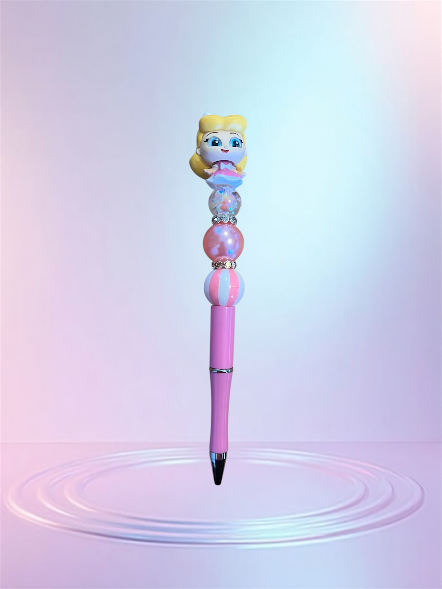 Handmade Beaded Pen – Unique & Personalized 💖 Pluma Artesanal con Cuentas – Única y Personalizada 💖