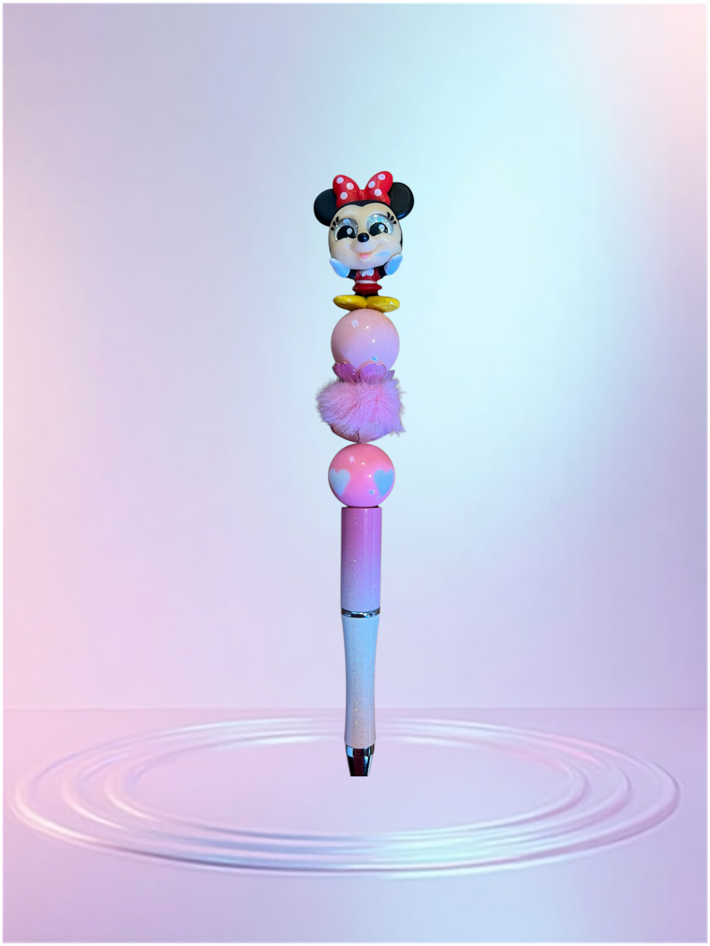 Handmade Beaded Pen – Unique & Personalized 💖 Pluma Artesanal con Cuentas – Única y Personalizada 💖
