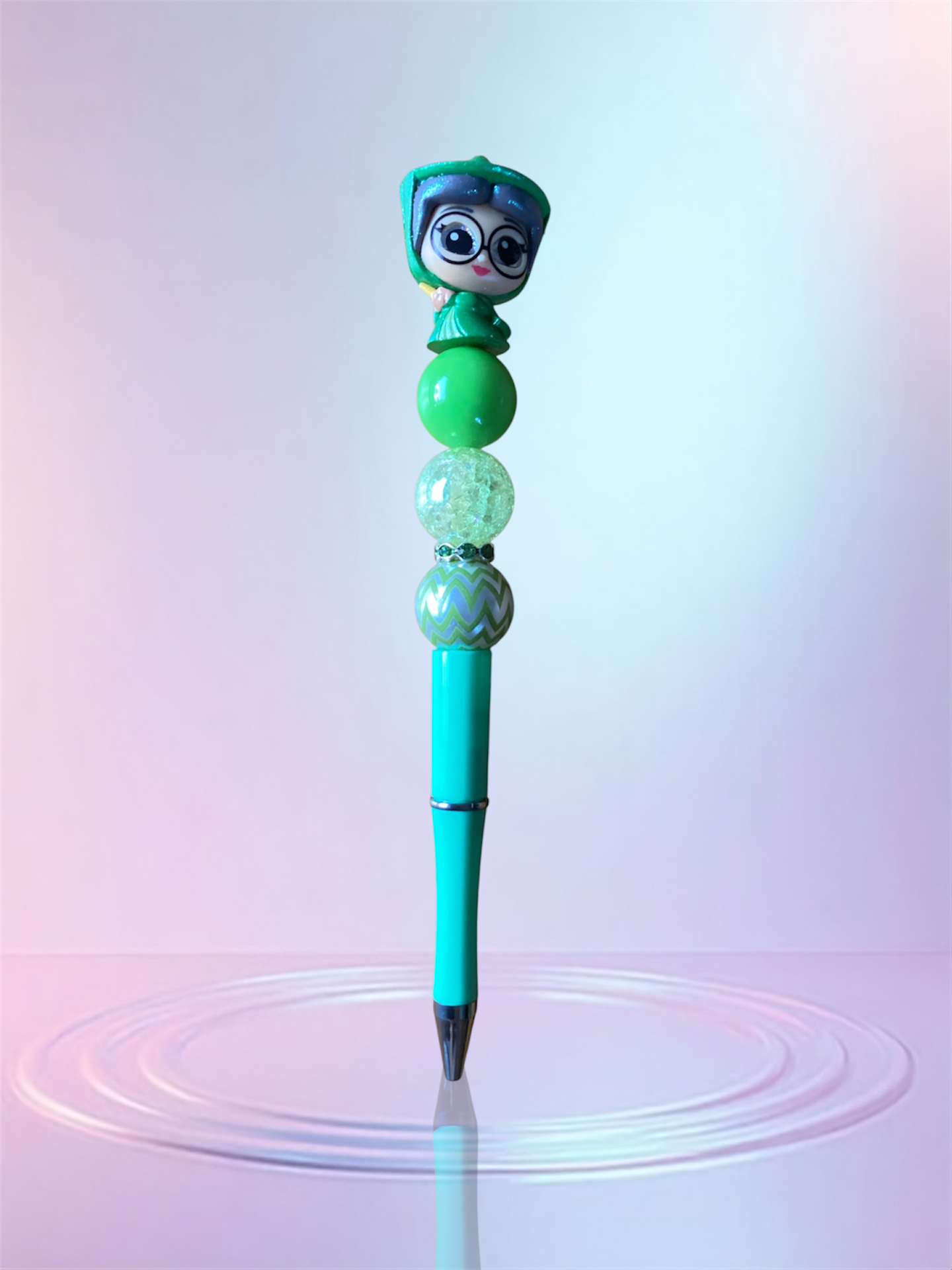 Handmade Beaded Pen – Unique & Personalized 💖 Pluma Artesanal con Cuentas – Única y Personalizada 💖