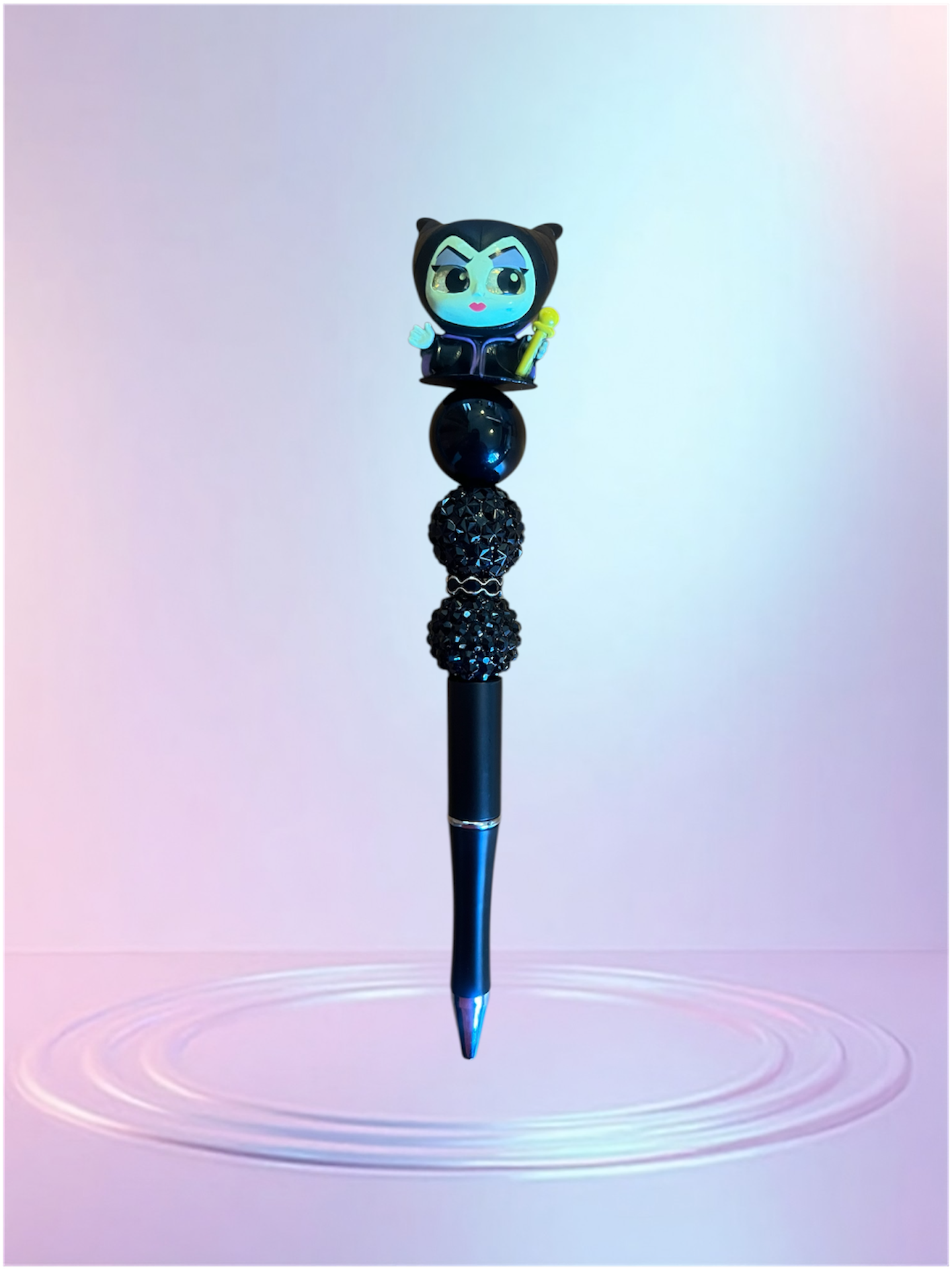 Handmade Beaded Pen – Unique & Personalized 💖 Pluma Artesanal con Cuentas – Única y Personalizada 💖