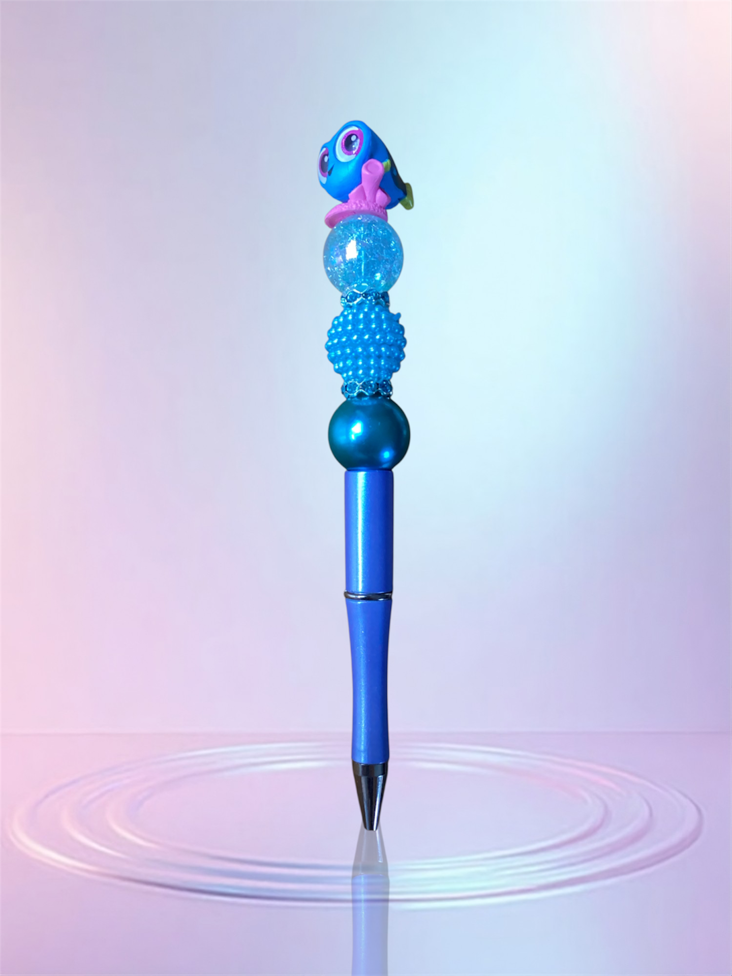 Handmade Beaded Pen – Unique & Personalized 💖 Pluma Artesanal con Cuentas – Única y Personalizada 💖