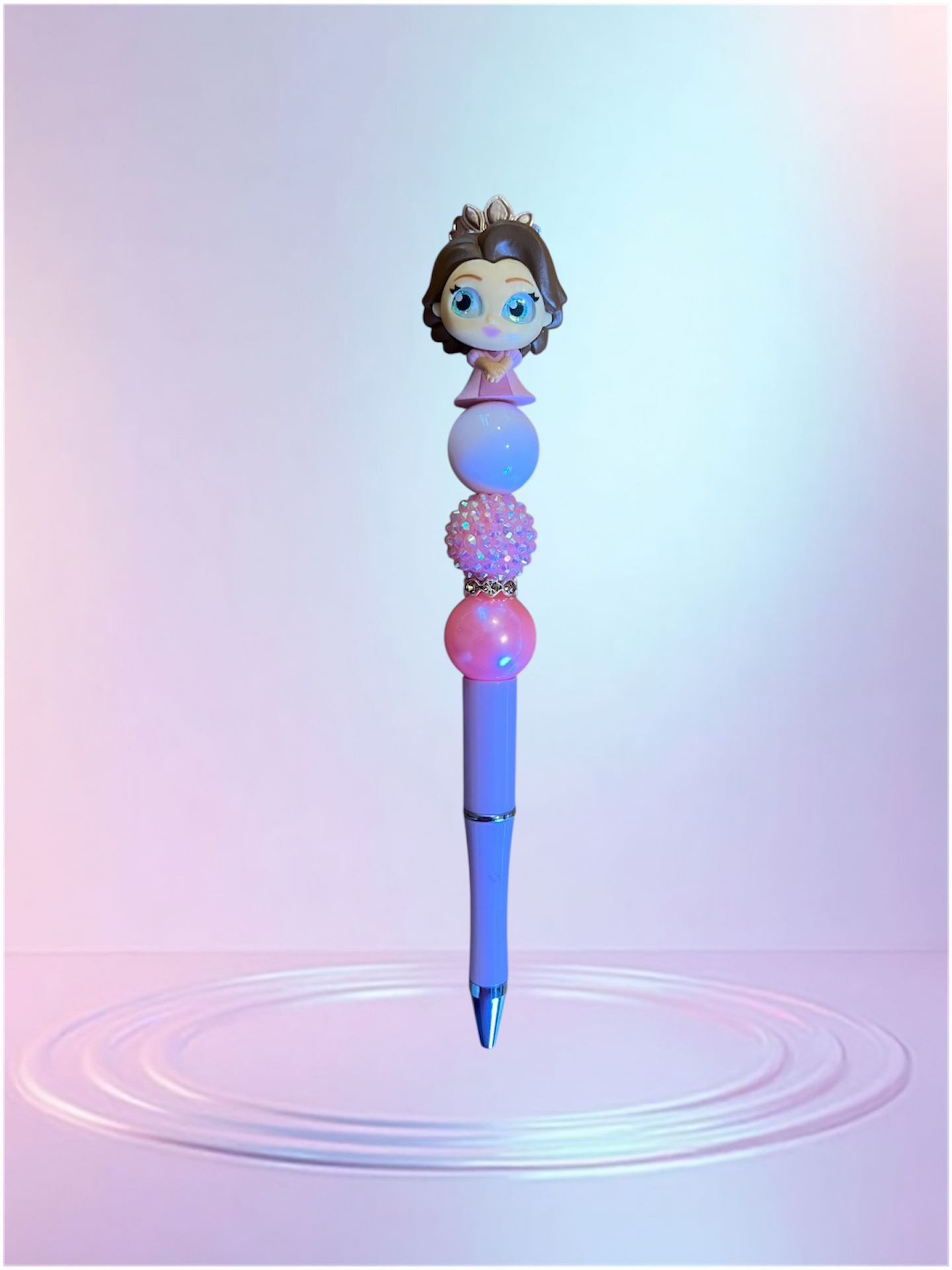 Handmade Beaded Pen – Unique & Personalized 💖 Pluma Artesanal con Cuentas – Única y Personalizada 💖