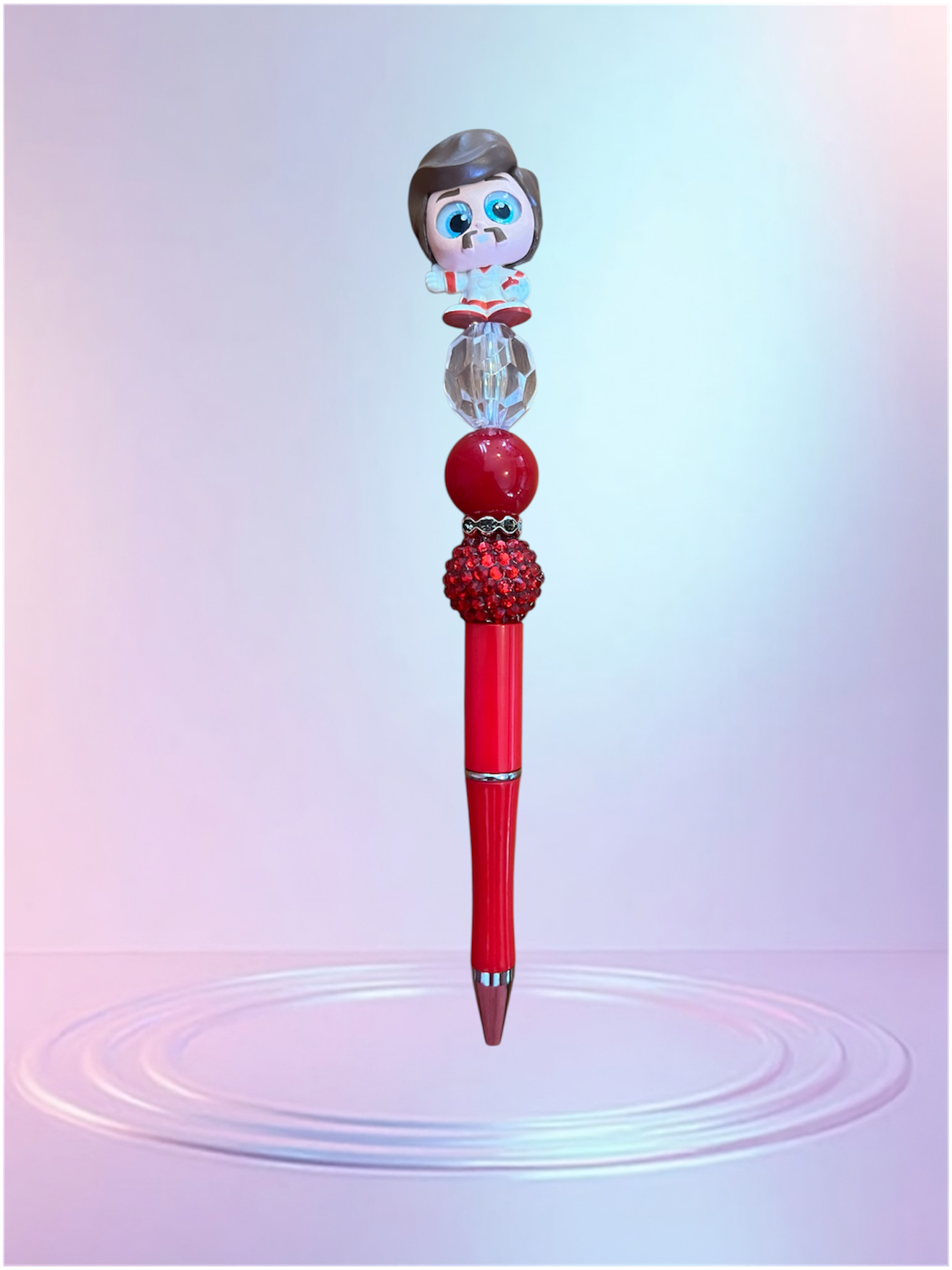 Handmade Beaded Pen – Unique & Personalized 💖 Pluma Artesanal con Cuentas – Única y Personalizada 💖