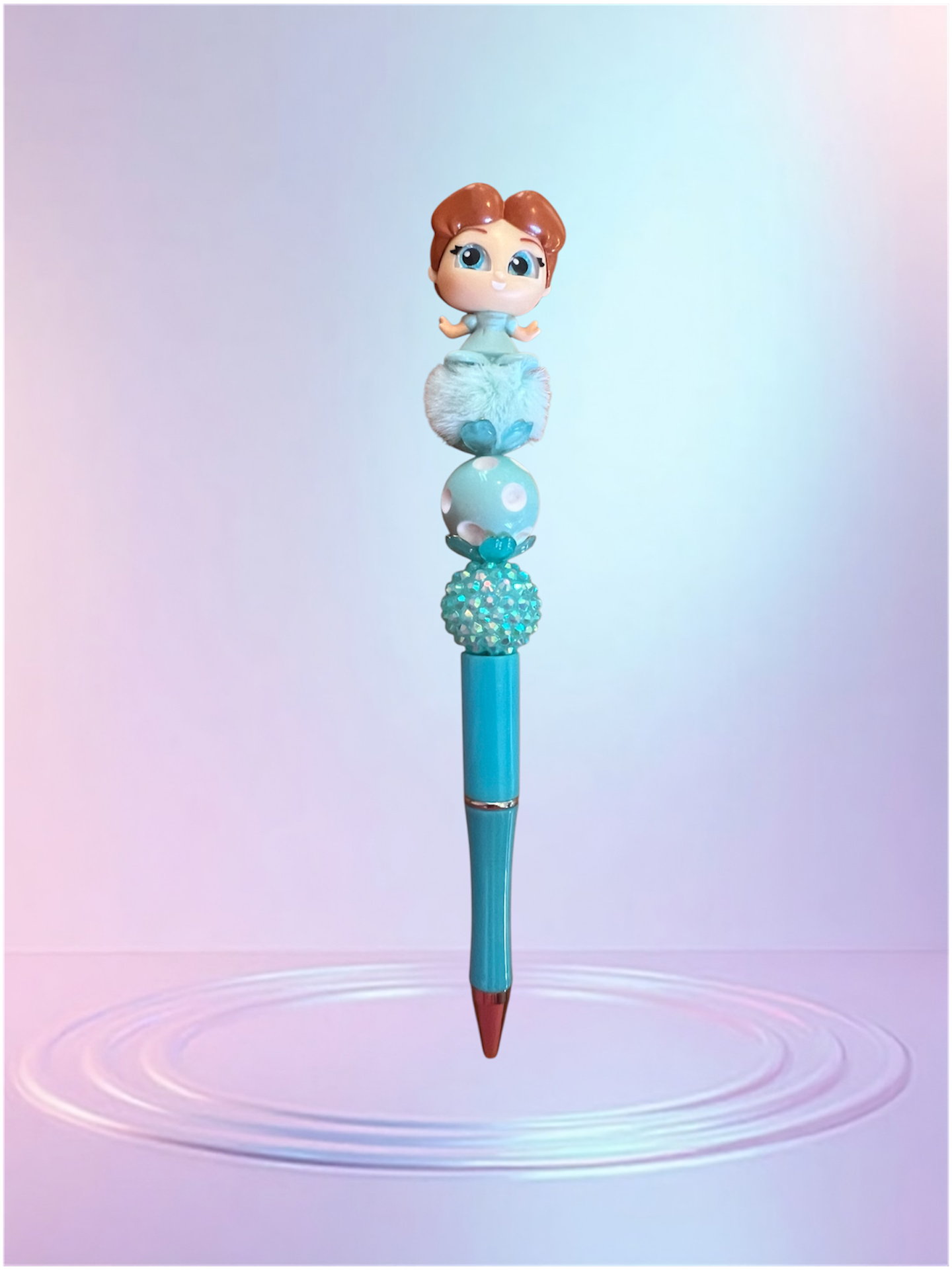 Handmade Beaded Pen – Unique & Personalized 💖 Pluma Artesanal con Cuentas – Única y Personalizada 💖