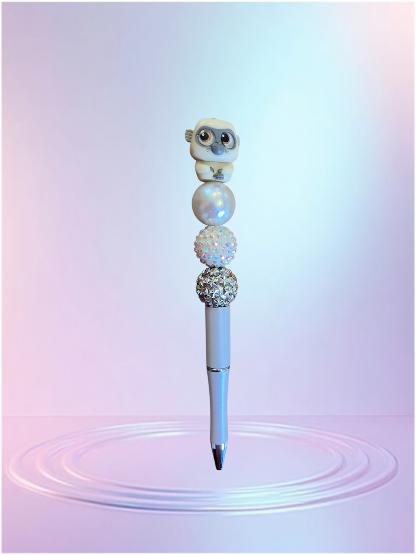 Handmade Beaded Pen – Unique & Personalized 💖 Pluma Artesanal con Cuentas – Única y Personalizada 💖