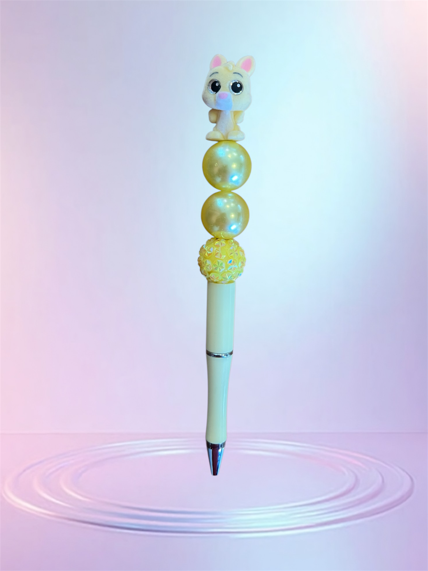 Beaded Pen – Inspired by Rabbit💖 Pluma – Inspirada en Conejo💖