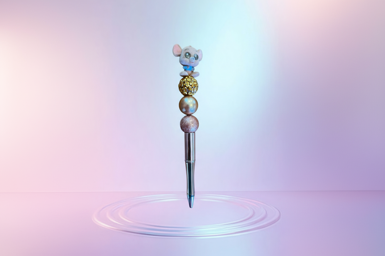 Beaded Pen – Inspired by Roo 💖 Pluma – Inspirada en Roo💖