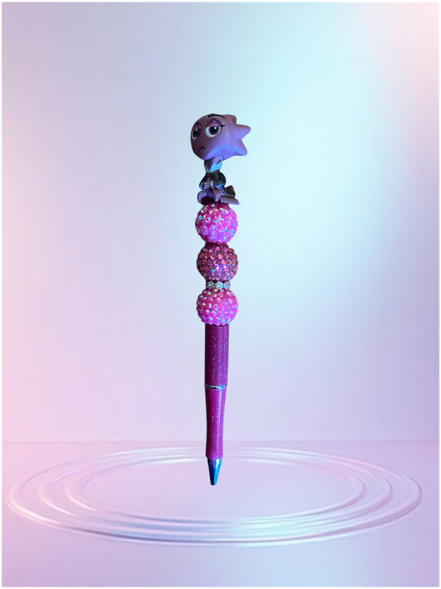 Handmade Beaded Pen – Unique & Personalized 💖 Pluma Artesanal con Cuentas – Única y Personalizada 💖