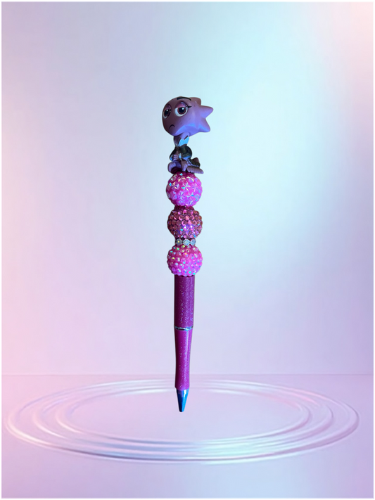 Handmade Beaded Pen – Unique & Personalized 💖 Pluma Artesanal con Cuentas – Única y Personalizada 💖