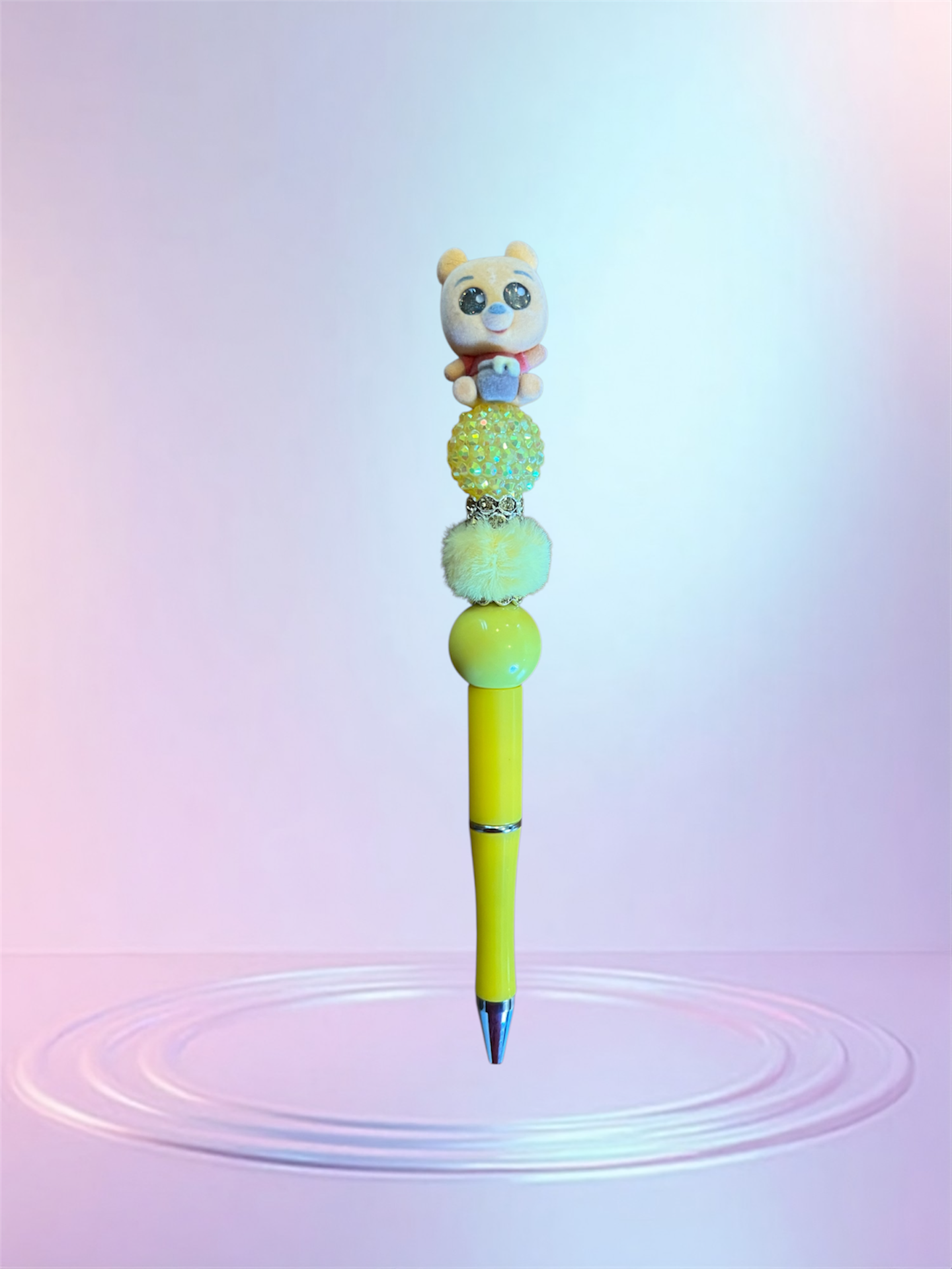 Handmade Beaded Pen – Unique & Personalized 💖 Pluma Artesanal con Cuentas – Única y Personalizada 💖