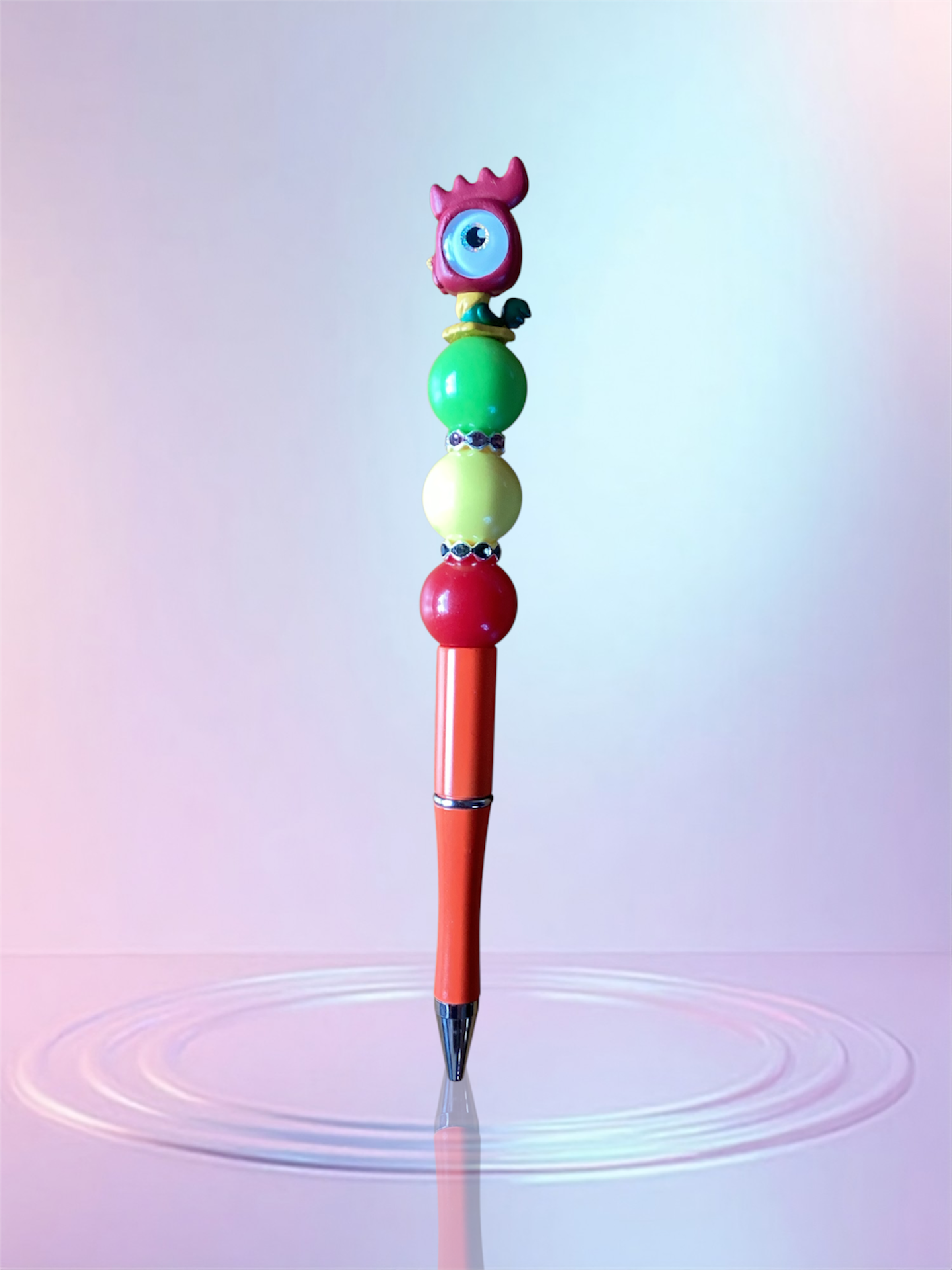 Handmade Beaded Pen – Unique & Personalized 💖 Pluma Artesanal con Cuentas – Única y Personalizada 💖