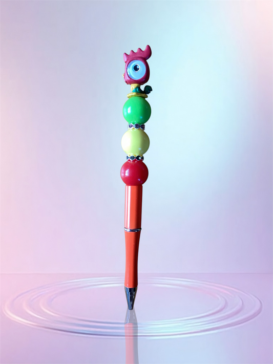 Handmade Beaded Pen – Unique & Personalized 💖 Pluma Artesanal con Cuentas – Única y Personalizada 💖