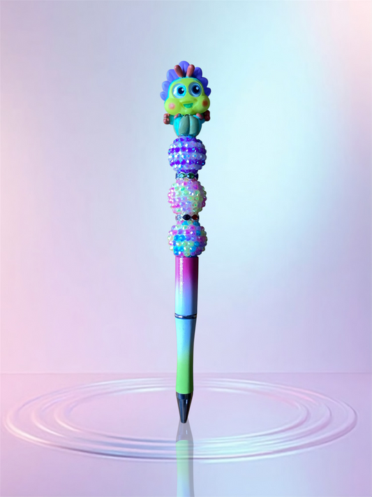 Handmade Beaded Pen – Unique & Personalized 💖 Pluma Artesanal con Cuentas – Única y Personalizada 💖