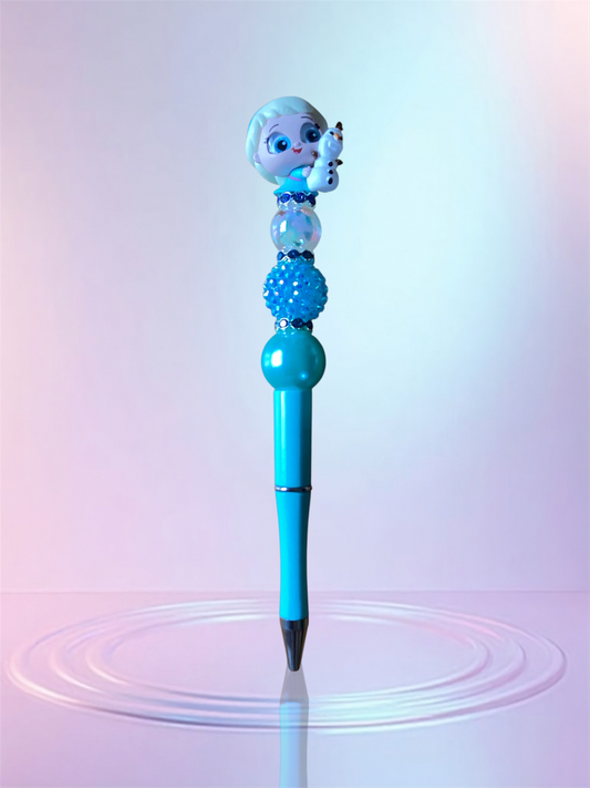 Handmade Beaded Pen – Unique & Personalized 💖 Pluma Artesanal con Cuentas – Única y Personalizada 💖
