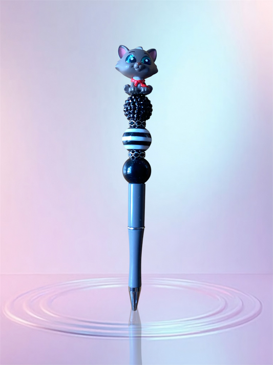 Handmade Beaded Pen – Unique & Personalized 💖 Pluma Artesanal con Cuentas – Única y Personalizada 💖