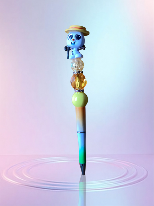 Handmade Beaded Pen – Unique & Personalized 💖 Pluma Artesanal con Cuentas – Única y Personalizada 💖