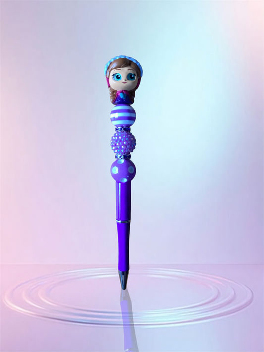 Handmade Beaded Pen – Unique & Personalized 💖 Pluma Artesanal con Cuentas – Única y Personalizada 💖