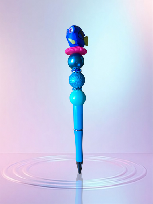 Handmade Beaded Pen – Unique & Personalized 💖 Pluma Artesanal con Cuentas – Única y Personalizada 💖