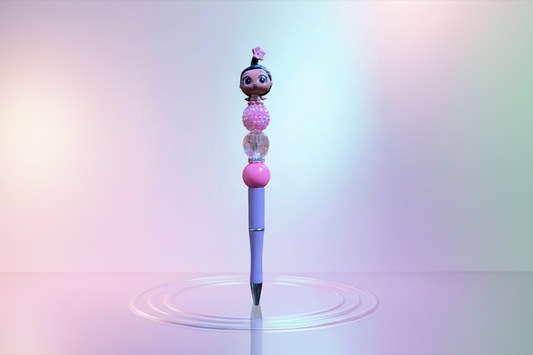 Handmade Beaded Pen – Unique & Personalized 💖 Pluma Artesanal con Cuentas – Única y Personalizada 💖