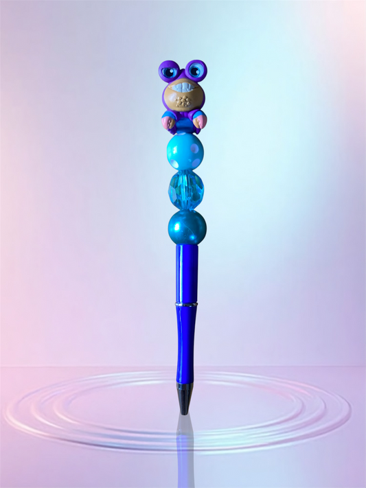 Handmade Beaded Pen – Unique & Personalized 💖 Pluma Artesanal con Cuentas – Única y Personalizada 💖