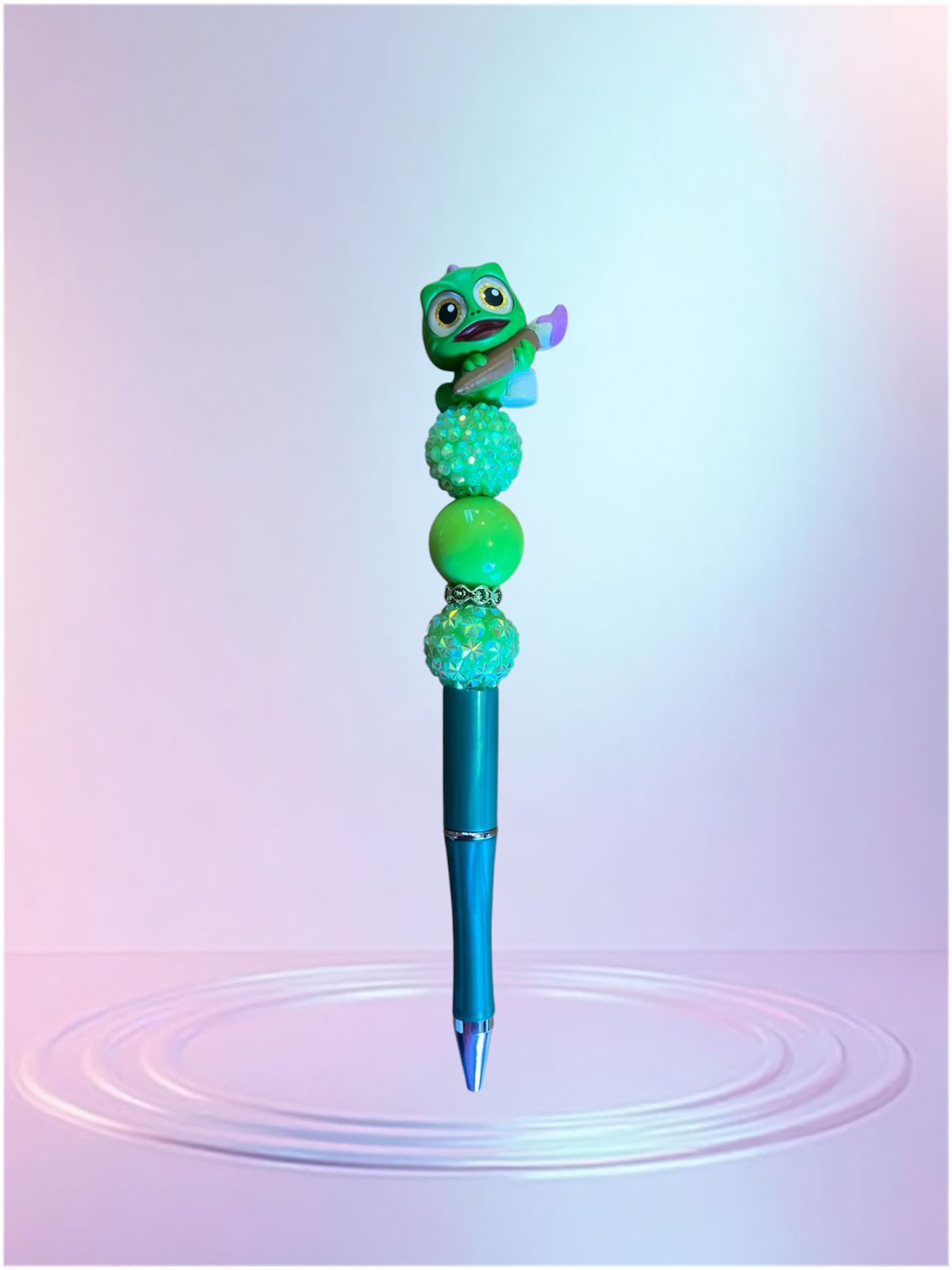 Handmade Beaded Pen – Unique & Personalized 💖 Pluma Artesanal con Cuentas – Única y Personalizada 💖