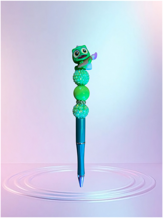 Handmade Beaded Pen – Unique & Personalized 💖 Pluma Artesanal con Cuentas – Única y Personalizada 💖