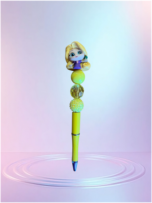 Handmade Beaded Pen – Unique & Personalized 💖 Pluma Artesanal con Cuentas – Única y Personalizada 💖