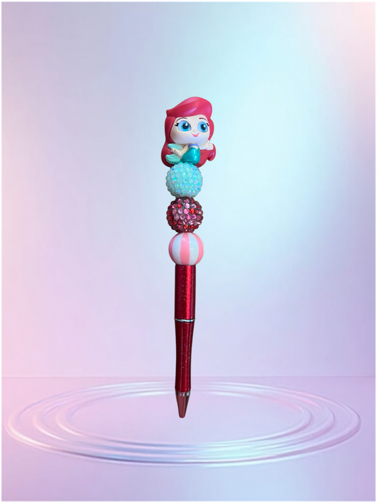 Handmade Beaded Pen – Unique & Personalized 💖 Pluma Artesanal con Cuentas – Única y Personalizada 💖