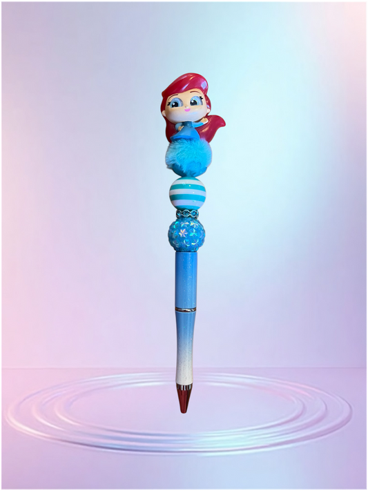 Handmade Beaded Pen – Unique & Personalized 💖 Pluma Artesanal con Cuentas – Única y Personalizada 💖