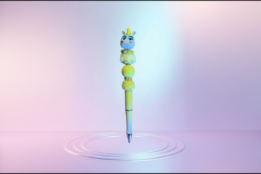 Handmade Beaded Pen – Unique & Personalized 💖 Pluma Artesanal con Cuentas – Única y Personalizada 💖