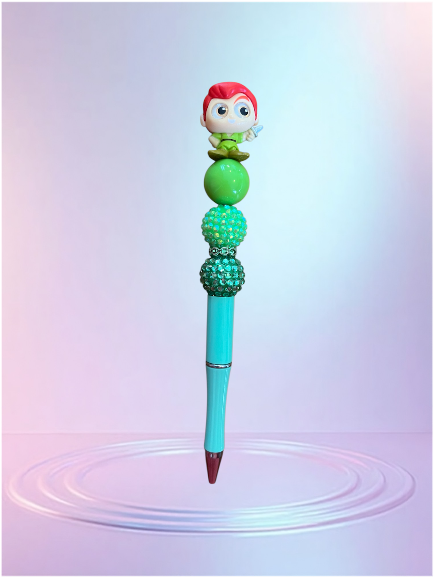 Handmade Beaded Pen – Unique & Personalized 💖 Pluma Artesanal con Cuentas – Única y Personalizada 💖