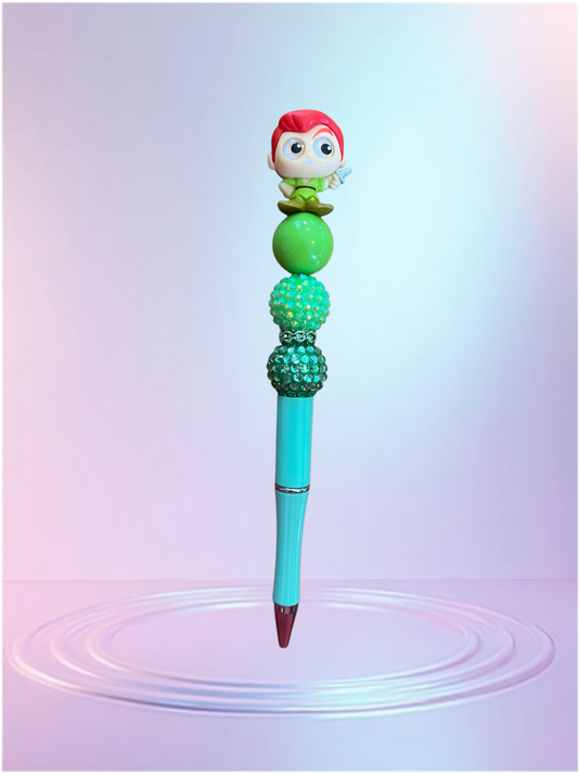 Handmade Beaded Pen – Unique & Personalized 💖 Pluma Artesanal con Cuentas – Única y Personalizada 💖