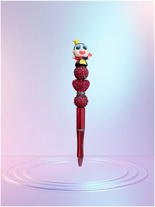 Handmade Beaded Pen – Unique & Personalized 💖 Pluma Artesanal con Cuentas – Única y Personalizada 💖