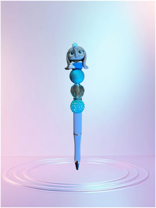 Handmade Beaded Pen – Unique & Personalized 💖 Pluma Artesanal con Cuentas – Única y Personalizada 💖