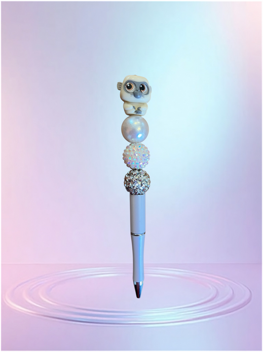 Handmade Beaded Pen – Unique & Personalized 💖 Pluma Artesanal con Cuentas – Única y Personalizada 💖