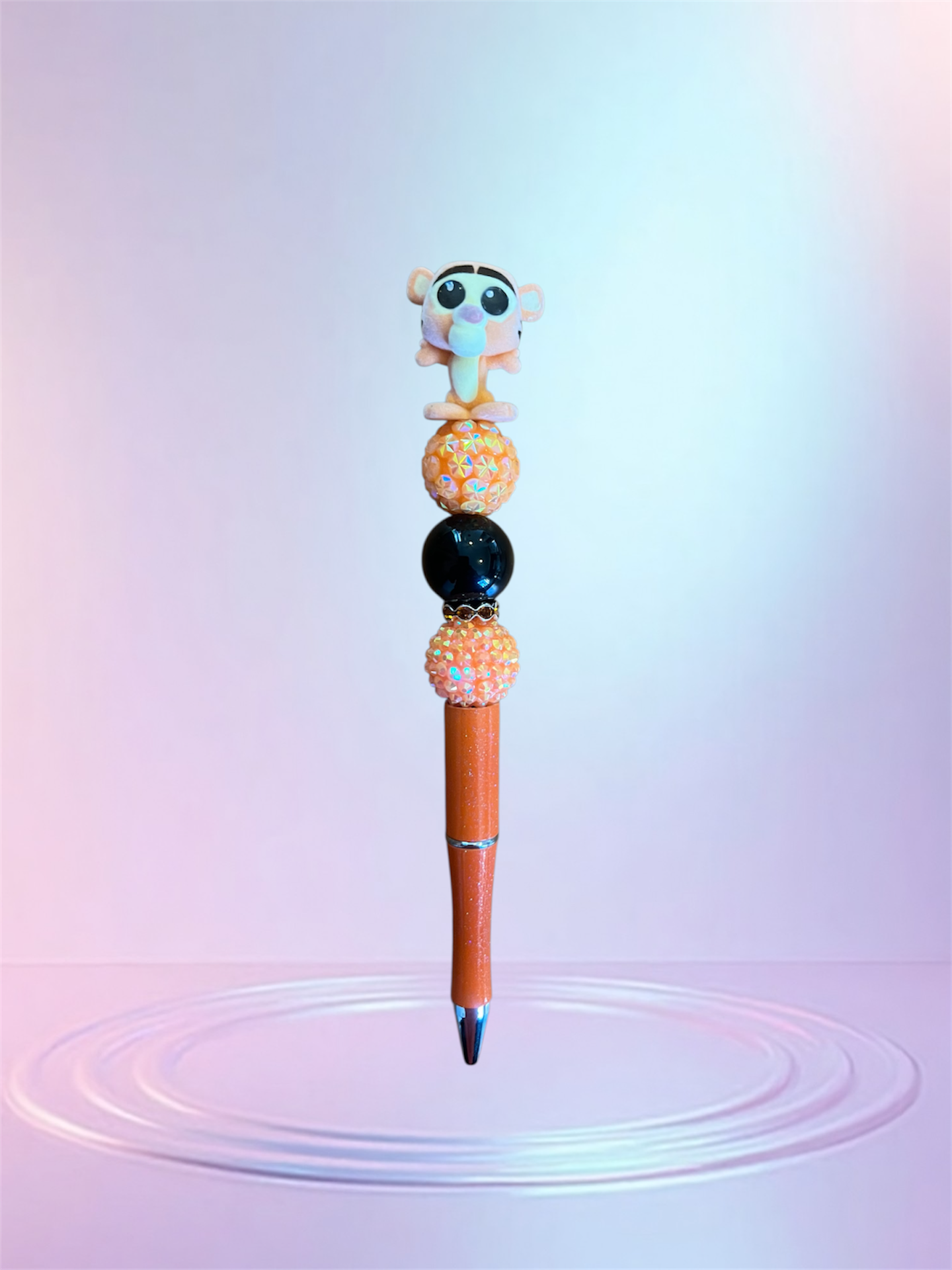 Beaded Pen – Inspired by Tigger 💖 Pluma – Inspirada en Tigre💖
