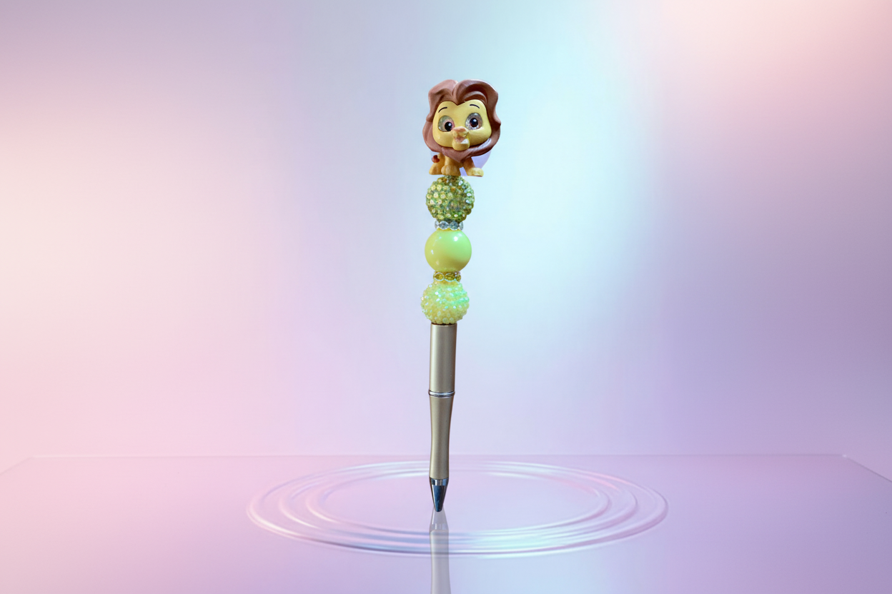 Beaded Pen – Inspired by Simba💖 Pluma – Inspirada en Bimba 💖